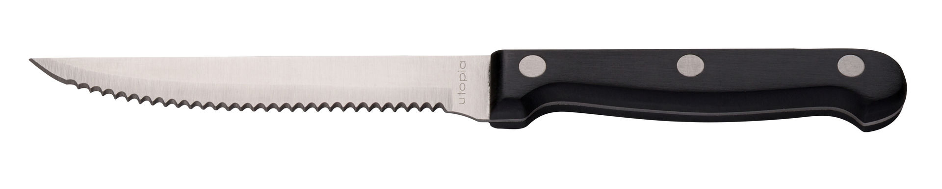 Black Handled Steak Knife - F10643-000000-B12240 (Pack of 240)